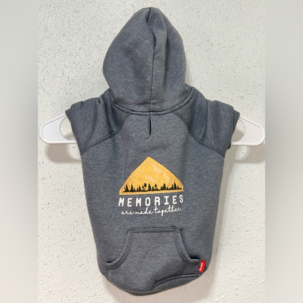 Reddy memories are made together dog sweatshirt gray size medium